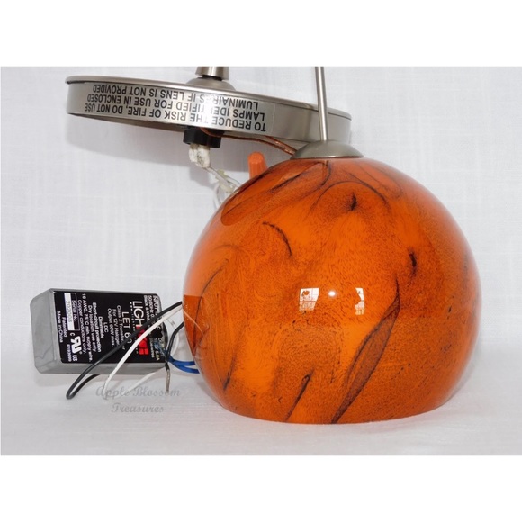 Besa Lighting 1XP-5658HB-SN Palla 5 12V Mini Pendant-Habanero Glass-Satin Nickel - Picture 2 of 7